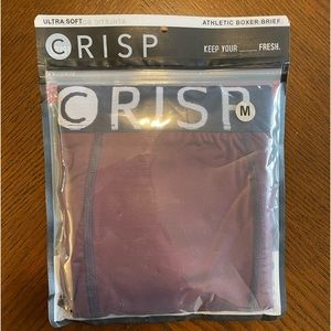 Crisp Brand Men’s Boxer Briefs Size M